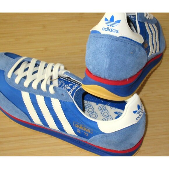 Adidas Men's SL 72 RS Sneakers Blue White Better Scarlet Sizes NIB IG2132 - Picture 6 of 7
